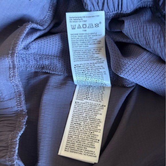 Athleta Girl Trekkie Trail Crop Pant Nightfall Purple Size XXL (16) Wide Leg - Picture 13 of 13